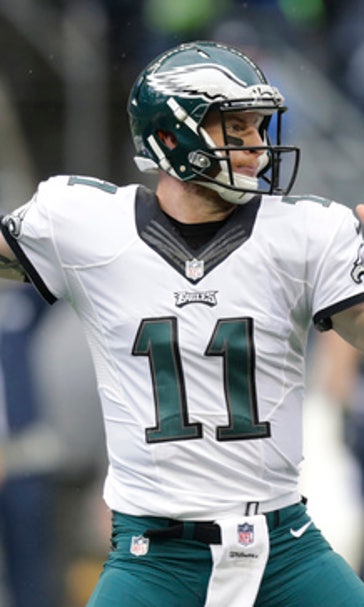 Carson Wentz progressing despite drop-off in production